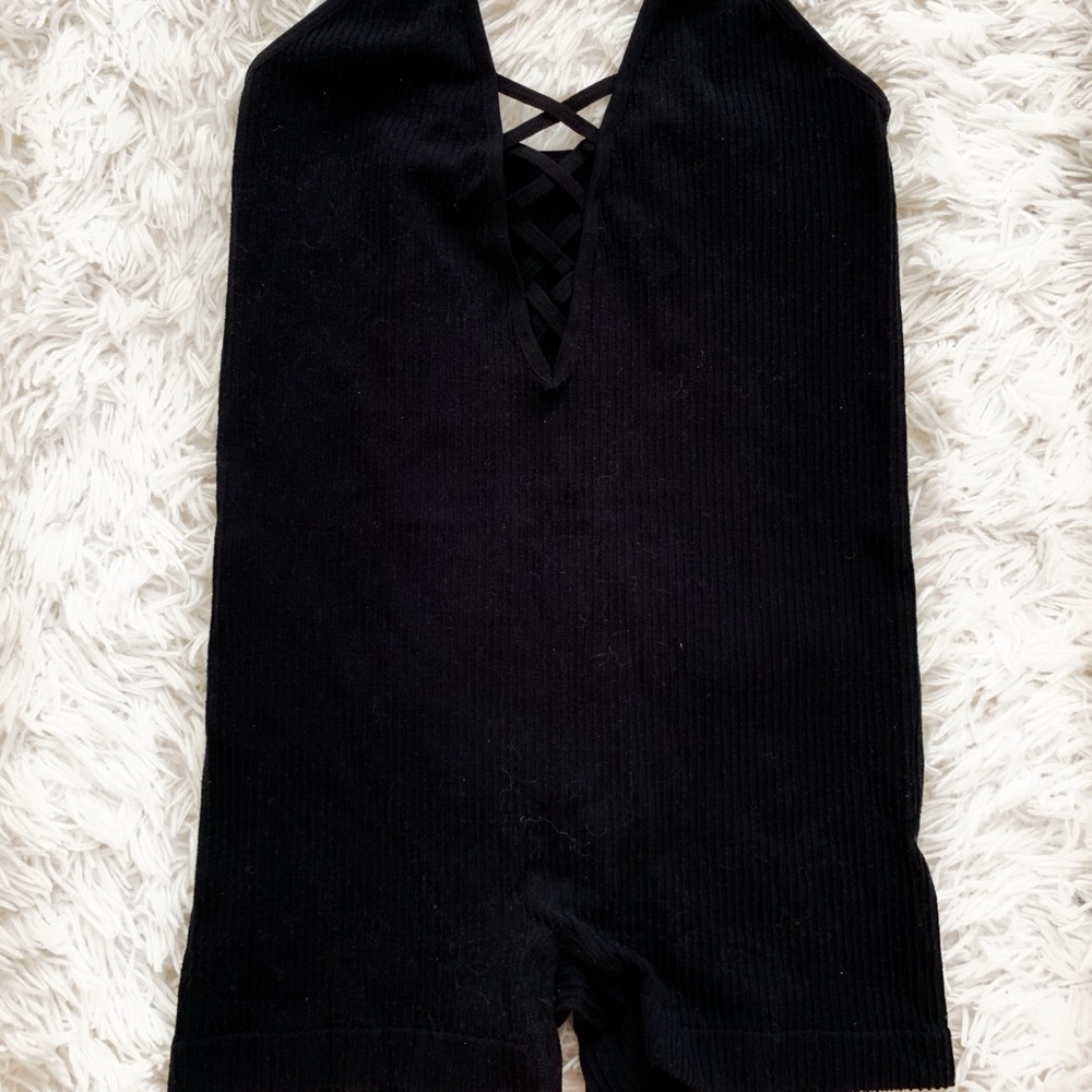 New Seamless Black Bodysuit